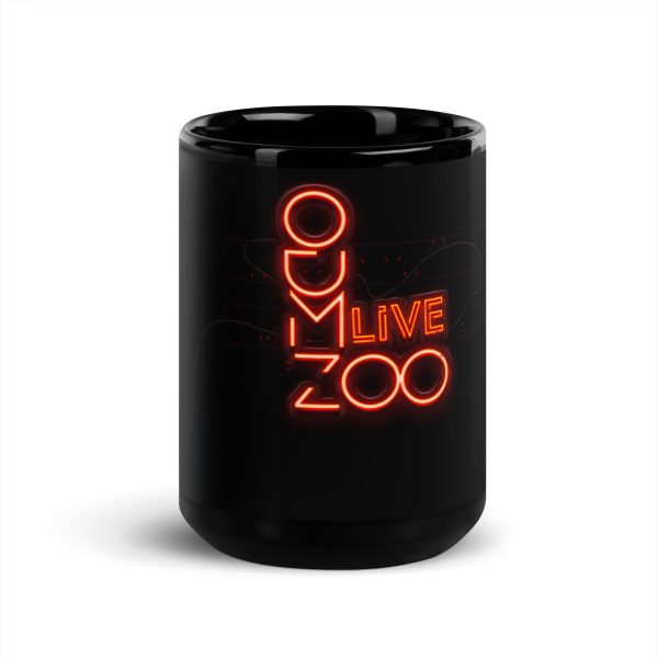 ODMZOO Live - Black Glossy Mug - Image 5
